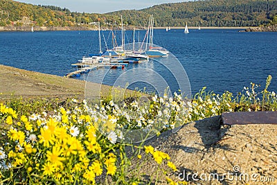 A marina of Woffelsbach Stock Photo