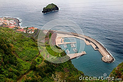 Marinas Puerto de Garachico Stock Photo