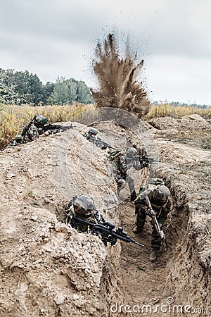 Marine Infantry Parachute Regiment Stock Photo