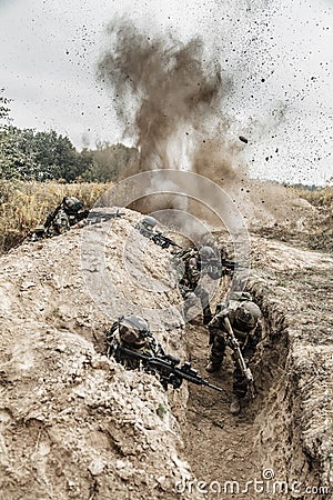 Marine Infantry Parachute Regiment Stock Photo