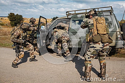 Marine Infantry Parachute Regiment Stock Photo