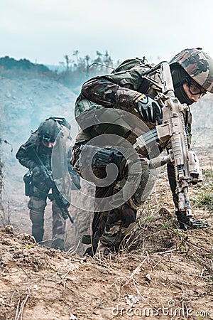 Marine Infantry Parachute Regiment Stock Photo