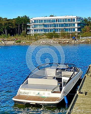 Marine lake boat Editorial Stock Photo