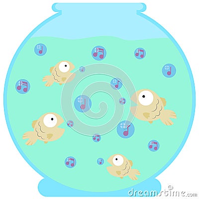 Marine life choir Stock Photo