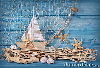Marine life decoration Stock Photo