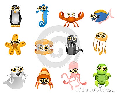 Marine life vector Vector Illustration