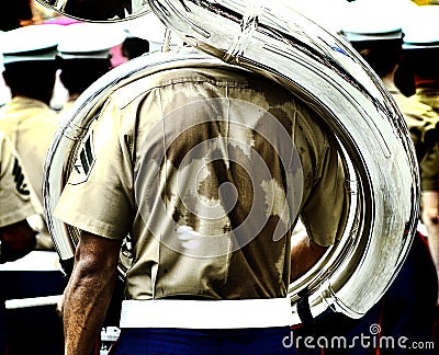 Marine Corps Marching Band Editorial Stock Photo