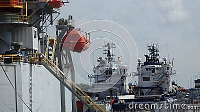 Marine Supply vessel Editorial Stock Photo