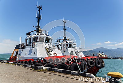 Marine tug Stock Photo