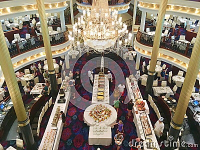 Mariner of the Seas dining room Editorial Stock Photo