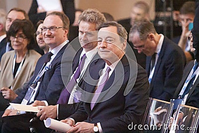 Mario Draghi Editorial Stock Photo