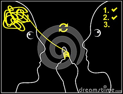 Marital Mind Control Stock Photo