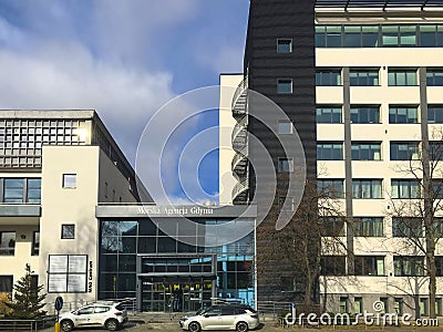 Maritime Agency in Gdynia Poland building on a sunny spring day 2023 Editorial Stock Photo