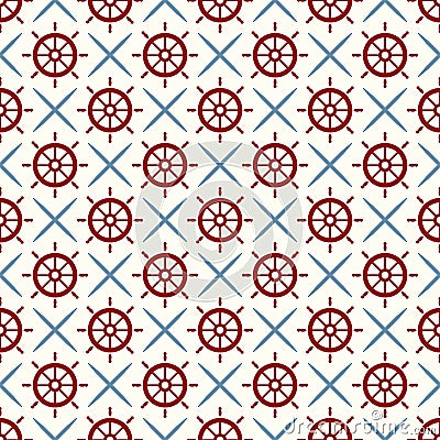 Maritime mood pattern Vector Illustration