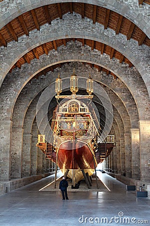 Maritime Museum - Barcelona Editorial Stock Photo