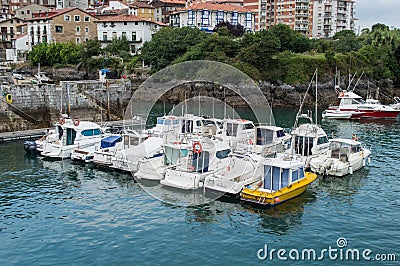 Maritime port of mundaka Editorial Stock Photo