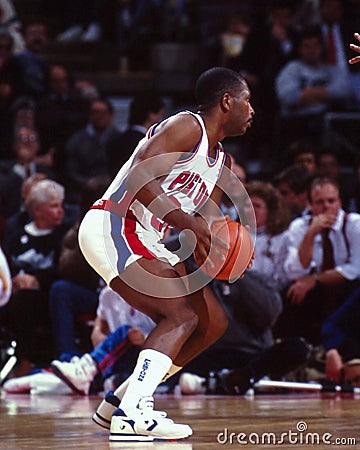 Mark Aguirre Detroit Pistons Editorial Stock Photo