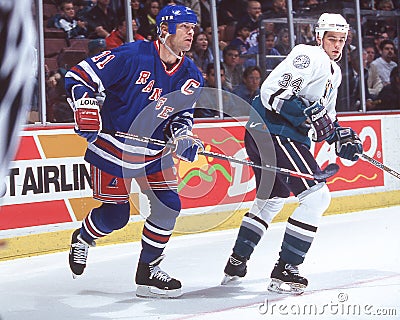 Mark Messier Editorial Stock Photo