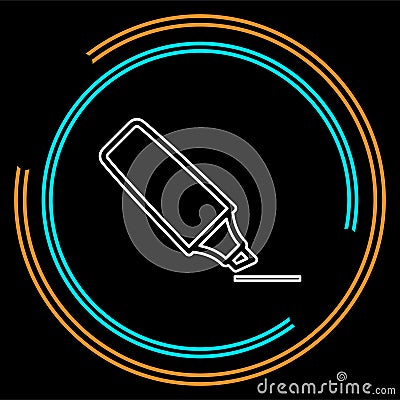 Marker base icon. sign illustration Vector Illustration