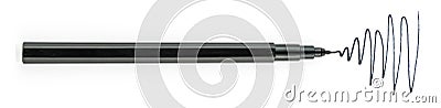 Black Felt Pen Stock Photo