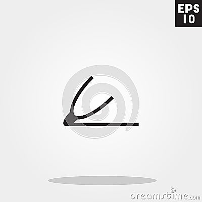 Marker write icon in trendy flat style isolated on grey background. Marker write symbol for your design, logo, UI. Vector Stock Photo