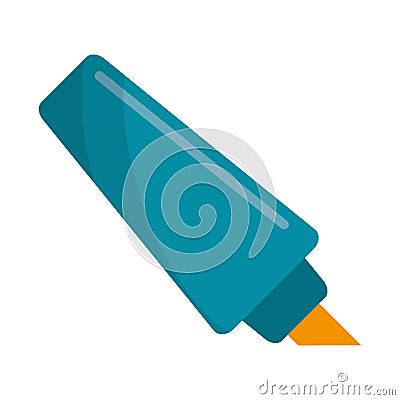 Marker write school utensil Vector Illustration