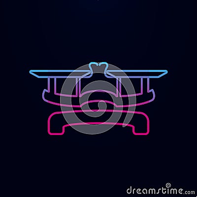 Market balance nolan icon. Simple thin line, outline vector of measure icons for ui and ux, website or mobile application Stock Photo