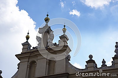 The Cloth Hall in the Market Square in Krakow Poland. Krakow, the unofficial cultural capital of Poland Editorial Stock Photo