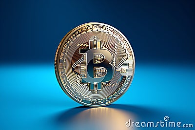 Market coin bitcoin money business currency finance payment golden crypto gold Stock Photo