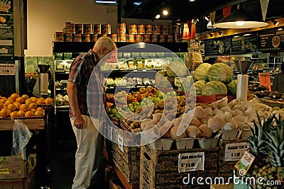 Market, North Vancouver B.C., Canada Editorial Stock Photo