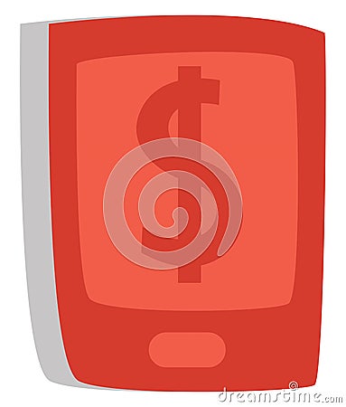 Market phone, icon Vector Illustration