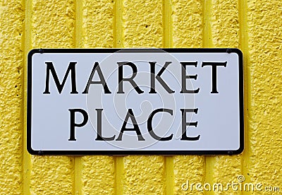 Market Place Stock Photo