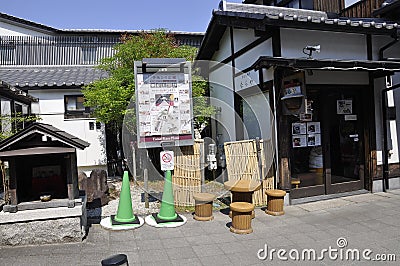 Nara, 13th may: Market Place from Nara Park Complex of Nara City in Japan Editorial Stock Photo