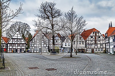 Market square, Soest, Germany Stock Photo