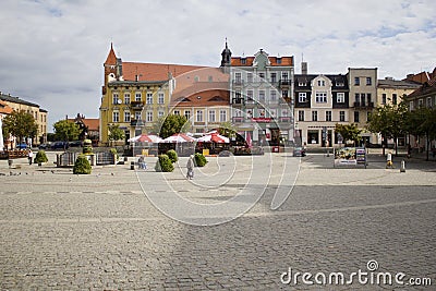 Market Square in Gniezno Editorial Stock Photo