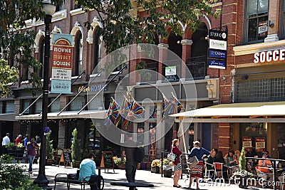 Market Square in Knoxville, Tennessee Editorial Stock Photo