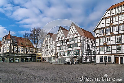 Market square, Soest, Germany Stock Photo