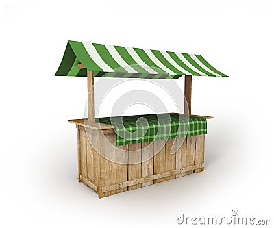 Market stall rustic - party country - Festa Junina Stock Photo