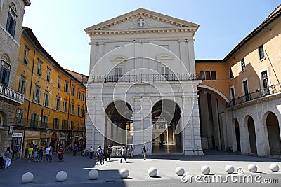 Pisa - Market stalls open gallery Editorial Stock Photo