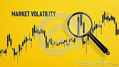Market Volatility is shown using the text Stock Photo
