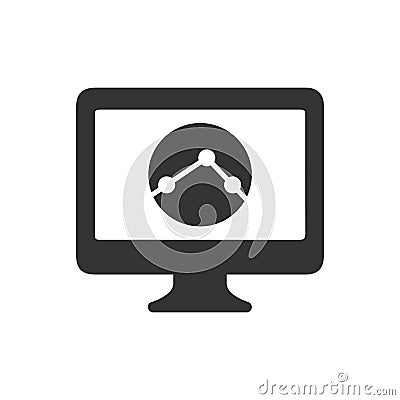 Marketing Analysis Icon Vector Illustration