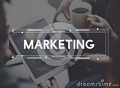 Marketing Branding Business Commercial Design Concept Stock Photo