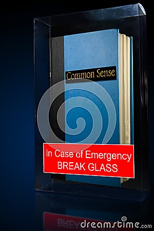 Marketing common sense Stock Photo