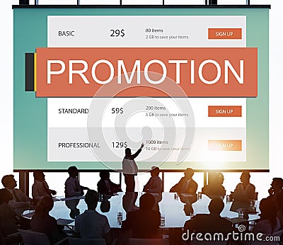 Marketing Pricing Price Promotion Value Concept Stock Photo