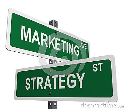Marketing and strategy Stock Photo