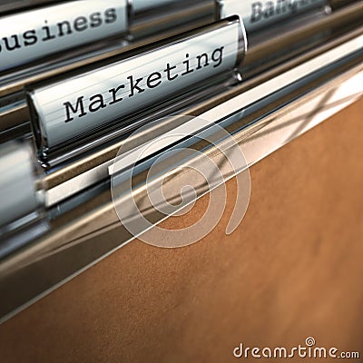 MArketing word Stock Photo