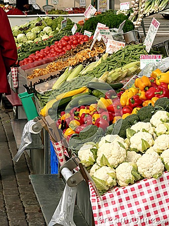 Marketplace Stock Photo