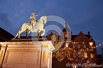 Marketplace in Altstadt Stock Photo