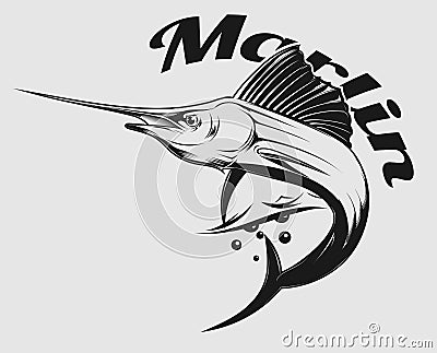 Marlin logo Vector Illustration