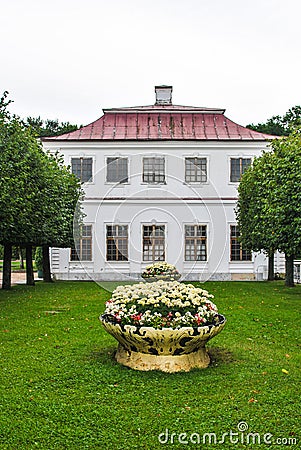 Marly Palace in Peterhof, Russia Editorial Stock Photo